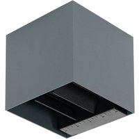 Prios LED-Solarwandlampe Lius, Höhe 15 cm, Bewegungssensor