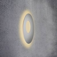 Escale Blade Open LED-vägglampa, silver, Ø 59 cm