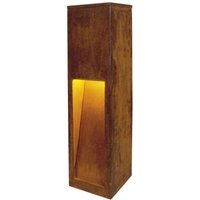 SLV Rusty Slot 50 rust brown pillar light