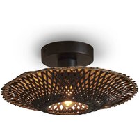 GOOD & MOJO Kalimantan Decke Ø 30cm schwarz
