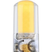 EGLO LED-lampa G4 1,8W, varmvit i förpackning om 2 st