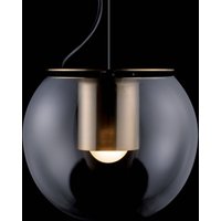 Oluce The Globe pendant light, Ø 30 cm, gold/bronze