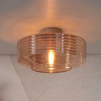 IT'S ABOUT ROMI Verona ceiling lamp, amber, glass, E27