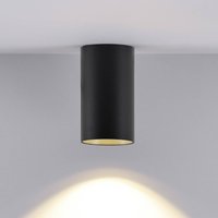 Deko-Light Downlight CAN, noir, IP20, Ø 6 cm, métal, GU10