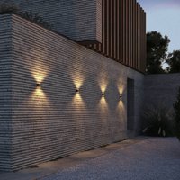 Wever & Ducré Lighting WEVER & DUCRÉ LED outdoor wall lamp Kiosk 1.0 bronze, 2,700 K
