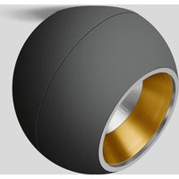 BEGA Studio Line Spot asym. black/brass Ø19cm