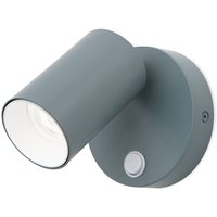 Wandstrahler Penn, lichtgrün, Ø 10,5 cm, Stahl/Aluminium