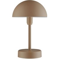 LED-Akku-Tischleuchte Ellen To-Go, braun, Aluminium