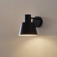 SIGMA Vägglampa Dunka i metall, 1 lampa, svart