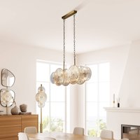Searchlight Wagon Wheel pendant light, 10-bulb