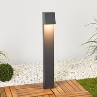 BEGA 77237K3 gånglampa kantig grafit 3 000 K nedåt