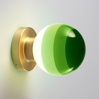 Kinkiet LED MARSET Dipping Light A2, zielony/złoty