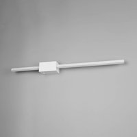 Trio Lighting LED-vägglampa Cassino, matt vit, bredd 70 cm, metall