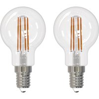 Arcchio LED-filamentlampa E14 G45, set om 2, 4000 K