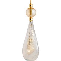 EBB & FLOW Smykke L gold crystal swirl gold-smoke