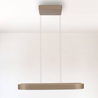 Suspension LED Paul Neuhaus Q-Stretto, bronze, 86,8 cm