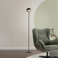 SCHÖNER WOHNEN LED rechargeable floor lamp Bellies, black, IP54