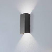 Nowodvorski Lighting Vägglampa Bergen, mörkgrå, metall, 23 cm hög, GU10