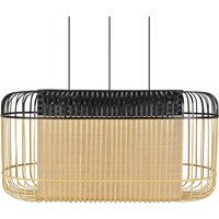 Forestier Bamboo oval XL pendant black/nature