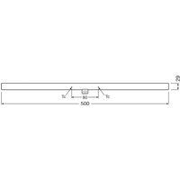 OSRAM LED-rörlampa S14d 4,7W rör 2.700K 50cm matt dimbar
