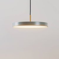 UMAGE LED-hänglampa Asteria Mini, ljusgrön/mässing, Ø 31 cm