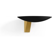 Wever & Ducré Lighting WEVER & DUCRÉ LED-vägglampa Scava 1.0 svart/guld 2700 K