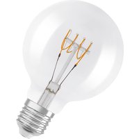 OSRAM globe LED bulb E27 G95 4.8W 2,700K filament