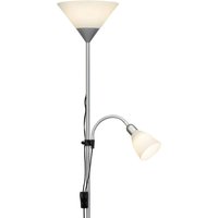 Brilliant Spari - LED floor lamp with reading lamp