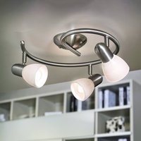 EGLO Stämningsfull plafondlampa Dake, tredelad