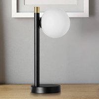 miloox by Sforzin Pomì table lamp, one-bulb with glass ball
