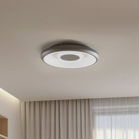 Lindby Smart Lynden LED ceiling lamp Ø 38 cm black RGB Tuya