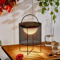 Lindby luminaire de terrasse LED solaire Achilleas, RGBW, noir