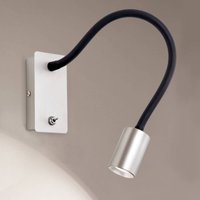 Orion Applique LED Kurt nickel mat avec bras flex