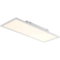 Lindby LED-Panel Quais, 80 x 30 cm, weiß, Metall, 4.000K
