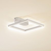 Lindby LED ceiling light Yulla, white