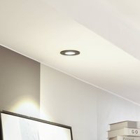 Arcchio LED downlight Jyra, black, 3,000K