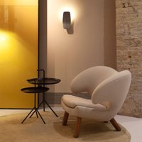 Casablanca Ashiya LED-vägglampa, smaragdsvart