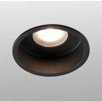 Reflektor wpuszczany Hyde 1-punktowy IP44 czarny