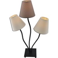 Näve Twiddle - 3-bulb table lamp in brown tones