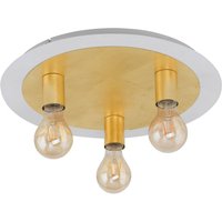 EGLO Passano LED ceiling light, 3-bulb, gold