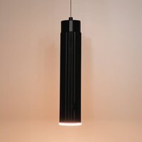 Briloner Hang LED rechargeable pendant light, black, plastic, dimmable