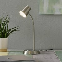 Trio Lighting Nickel-coloured LED table lamp Narcos