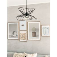 Globen Lighting pendellampa RAY, svart, Ø 45 cm