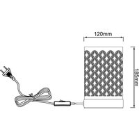 Brilliant Neolia bordslampa, höjd 19 cm, svart/guldfärgad, metall
