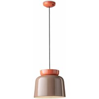 Ferroluce Corcovado hanging light, orange/brown