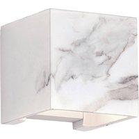 Viokef Davos LED outdoor wall lamp, adjustable, white