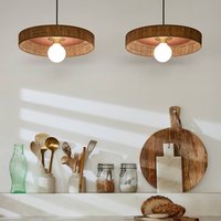 MARKET SET Portinatx hänglampa Ø40cm terrakotta