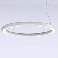 Marchetti LED pendant light Materica bottom Ø 90 cm white