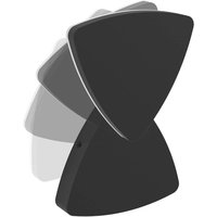 EGLO LED-utomhusvägglampa Pedersano, svart Bredd 14 cm, triangel