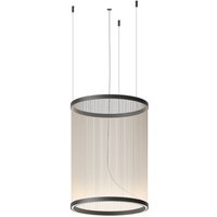 Vibia LED-hänglampa ARRAY beige 73 x 55 cm cylinder 927 dimbar